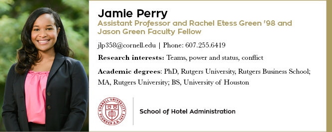 Jamie Perry, assistant professor