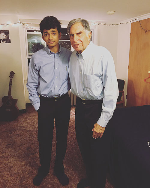 Me and Ratan Tata ’59 (BArch ’62)