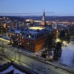 Sage Hall on Cornell University’s campus in Ithaca, NY
