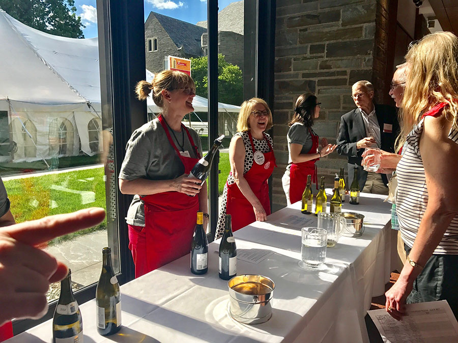 Wine tasting at Reunion 2017