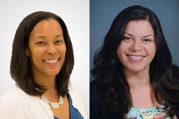 Tyeise Huntley Jones and Adrienne Rose Martinez