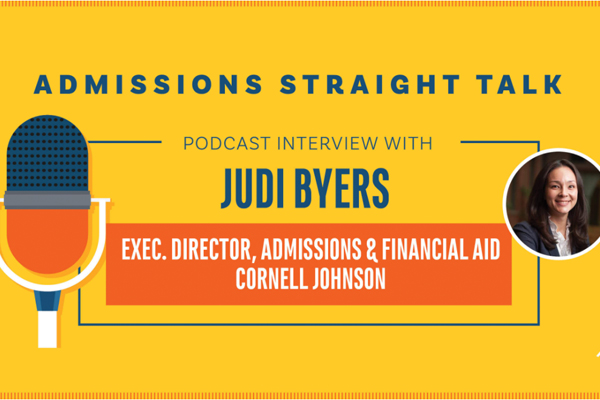 Noteworthy: Judi Byers, admissions, offers insights on Johnson MBA applications, new developments