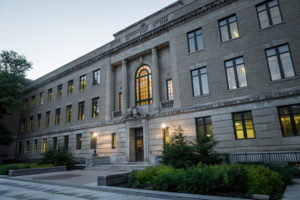 Exterior of Warren Hall