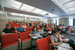 Dyson School students in a classroom in Warren Hall