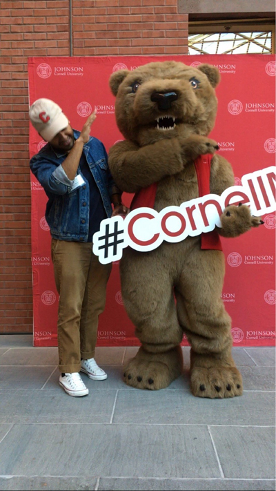 Dabbing with the Cornell Bear