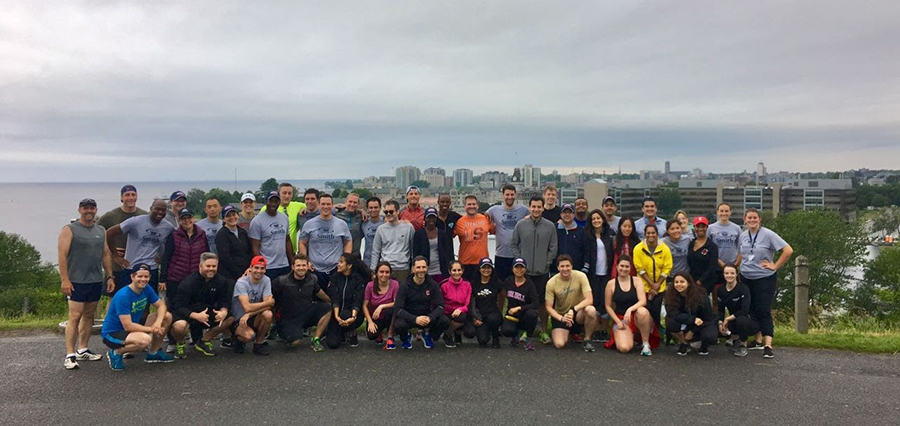 Photo of the Executive MBA Americas Class of 2019 at Queen's University in Kingston