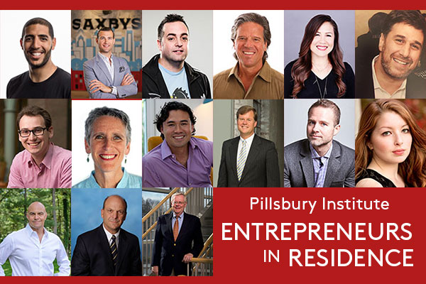 Photo of the 2017–2018 Pillsbury Institute's Entrepreneurs in Residence