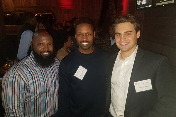 Photo of Peter Ferrara, MBA ’19, at the 2017 Office of Diversity and Inclusion Reception in New York City