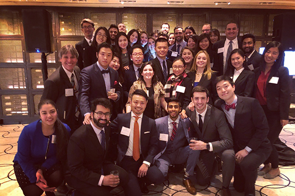 Photo of MMH students at the 2017 Hotel Show in NYC