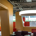 Photo of the interior of Statler Hall