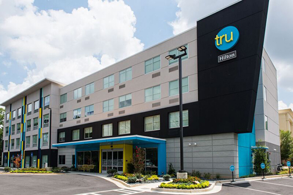 Photo of the exterior of Tru by Hilton