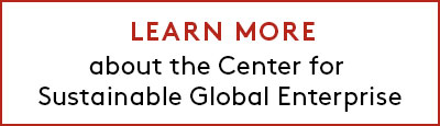 Link to learn more about Center for Sustainable Global Enterprise