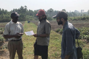 Photo of Uganda SMART team on the farm