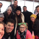 Photo of a group at the ice rink
