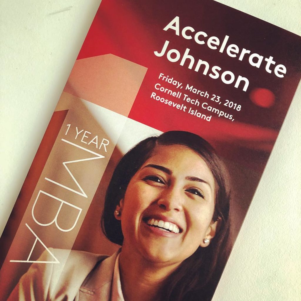Cover of the AJ event brochure