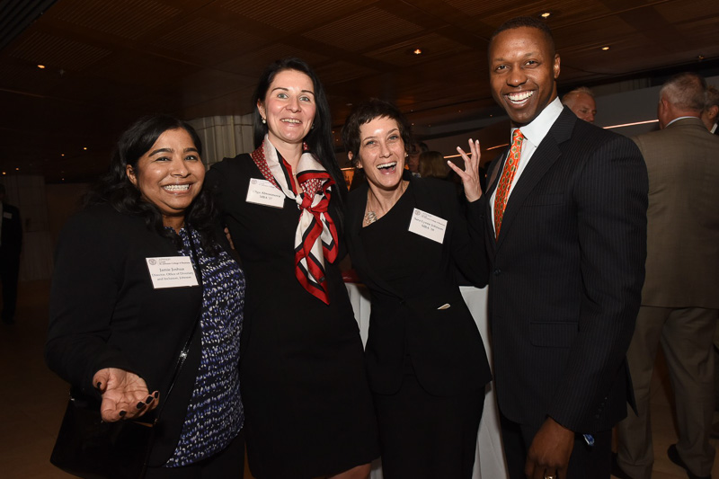 Group of alumni and staff from the Office of Diversity and Inclusion