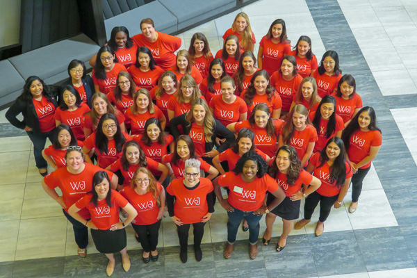 Photo of the group of Cornell women attendees