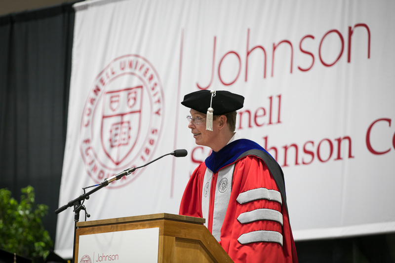 Photo of Mark at a podium