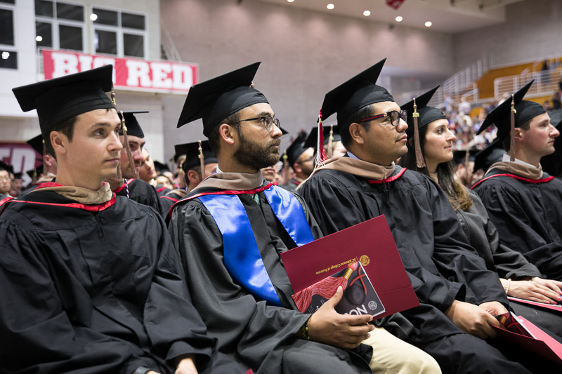 Photo of seated graduates