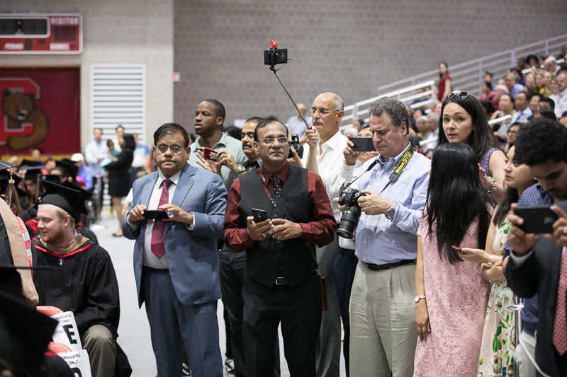 Photo of families taking pictures