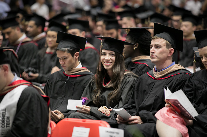 Photo of seated graduates