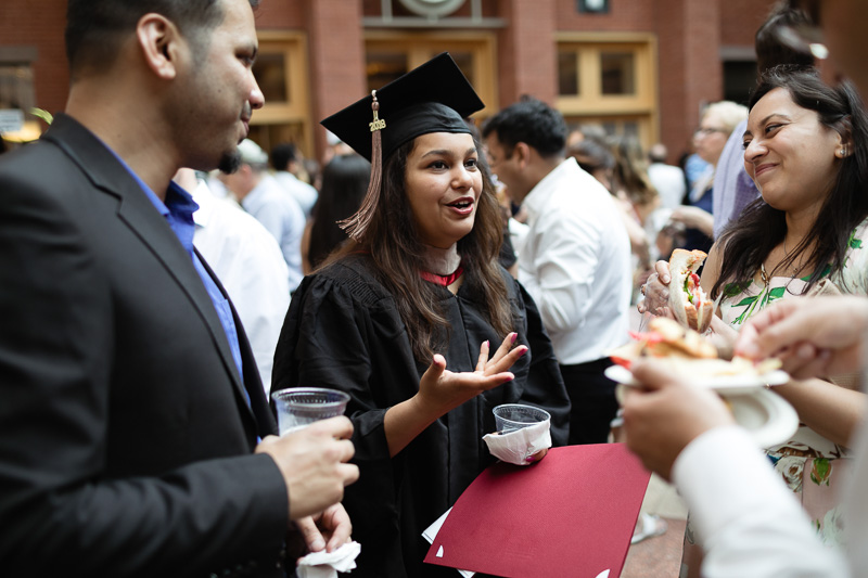 Photo of a female graduate