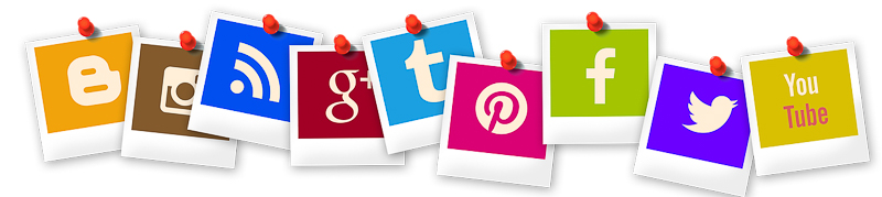 Photo of social media icons