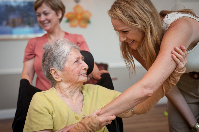 Photo of an elderly woman with Denise