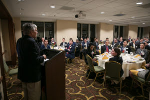 George Casey addresses audience