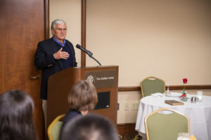 George Casey at the podium