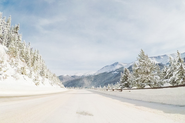 Berthoud Pass covered in snow
