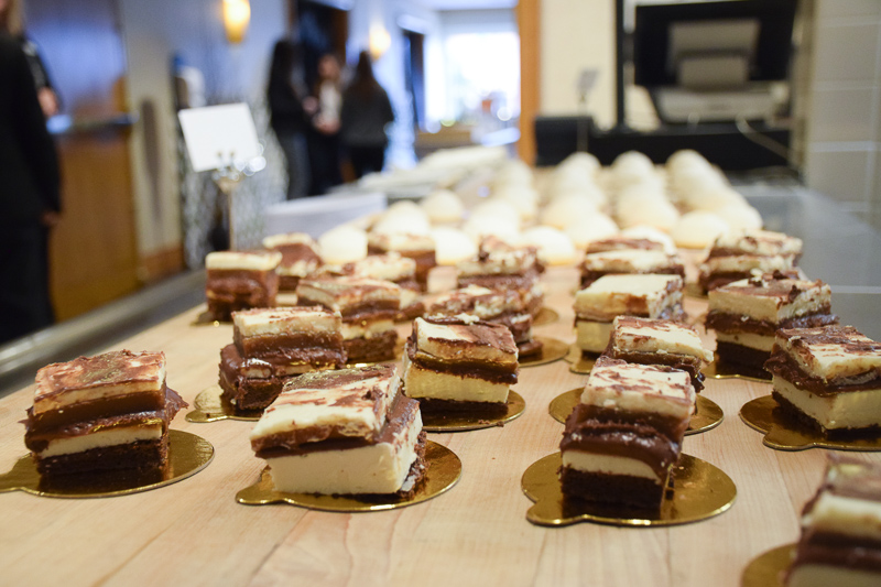 Pastries ready to go to guests