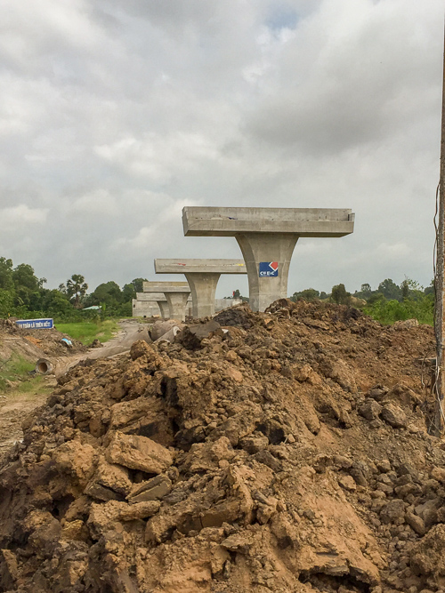 Highway construction in Vietnam