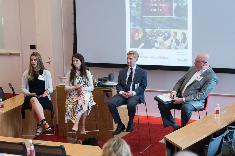 Panel of current students and an alumna