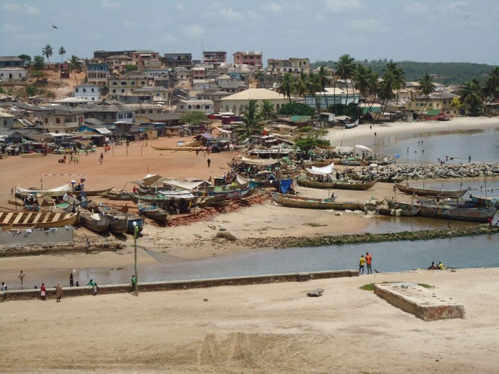 Elmina Lagoon Boat Market 
