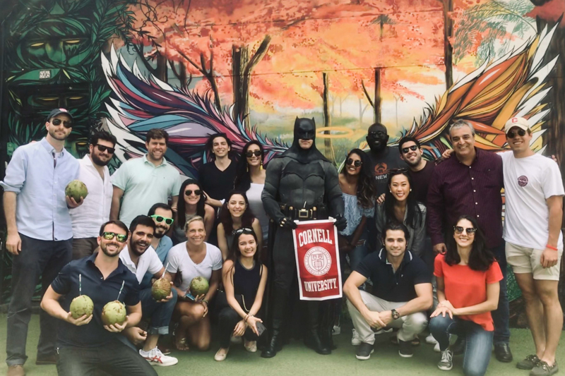 Group of MBAs at Batman Alley