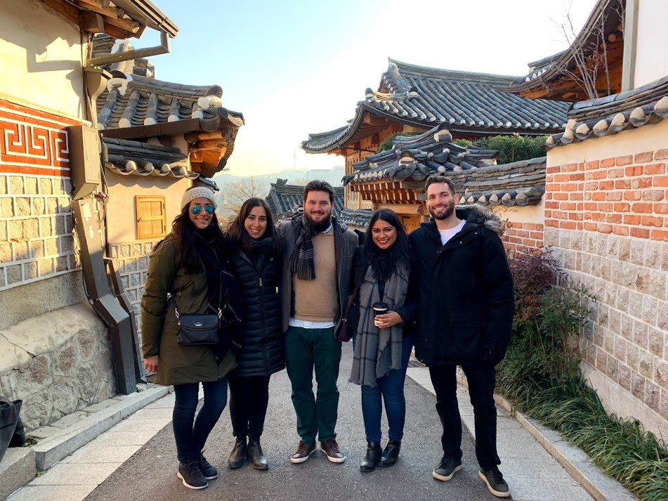 Students in Seoul, South Korea