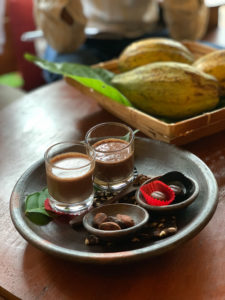 Chocolates on a plate