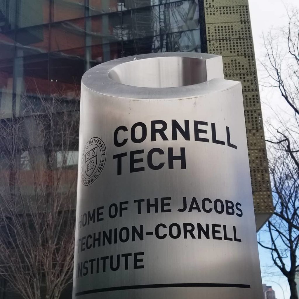 Photo of the entrance to the Cornell Tech campus