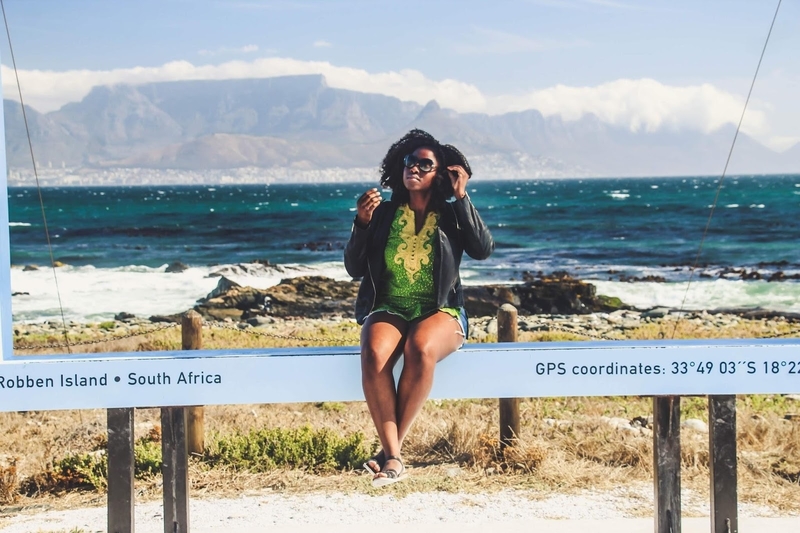 Yewande at Robben Island