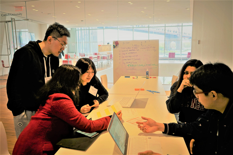 Participants around a table