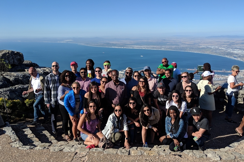 Students on South Africa trek