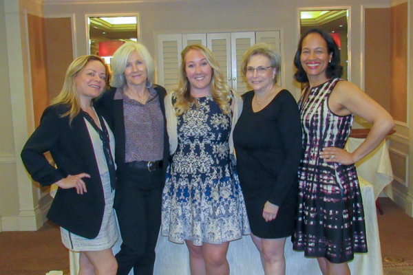 Five members of the career development team