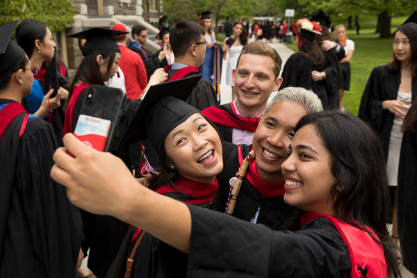 MMH graduates in their regalia