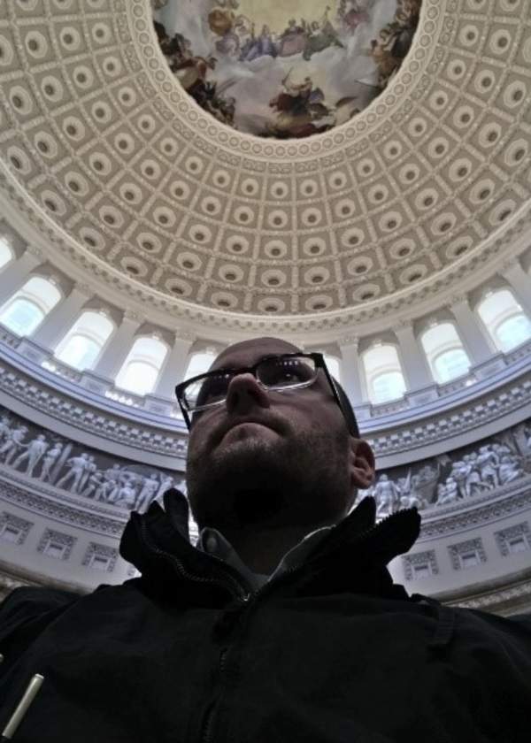 Tim Shaw in Capitol Building