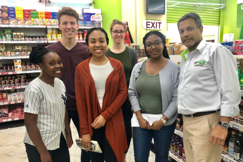 SMART team in a supermarket