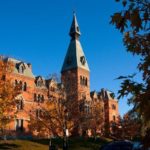 Sage Hall in fall