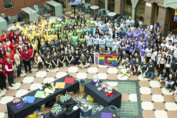 Johnson students show support for the LBGTQ+ community.