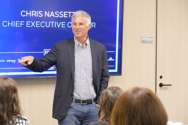 Hilton CEO Chris Nassetta welcomes SHA faculty during industry immersion trip