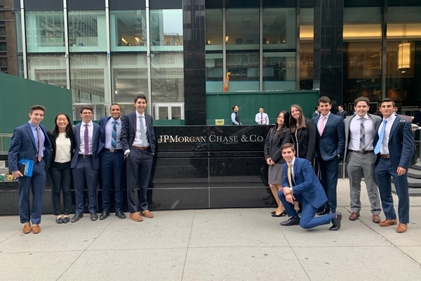 CREC students at JPMorgan Chase